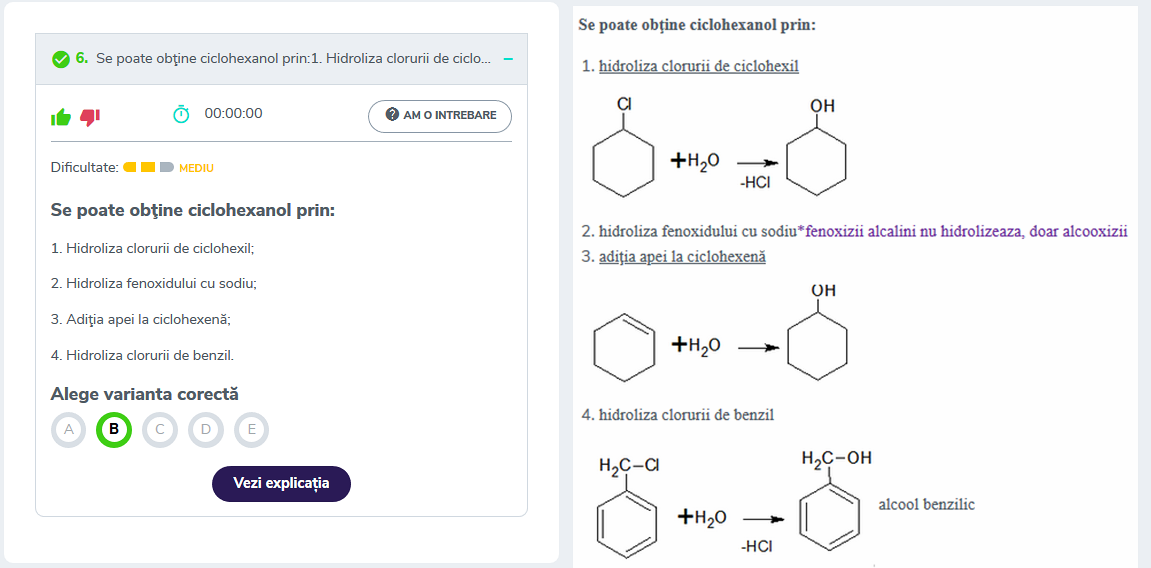 Compuși cu o grupare funcțională (derivați halogenati, alcooli/fenoli, compusi carbonilici,amine, acizi carboxilici)