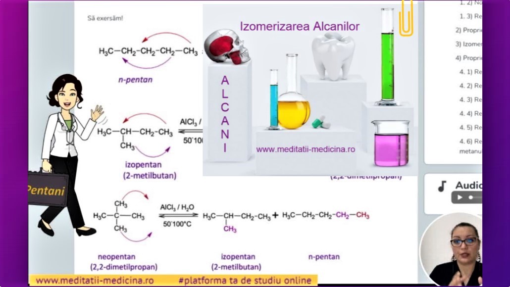 ALCANI - Izomerizarea Alcanilor #MaterieAdmitereMedicina