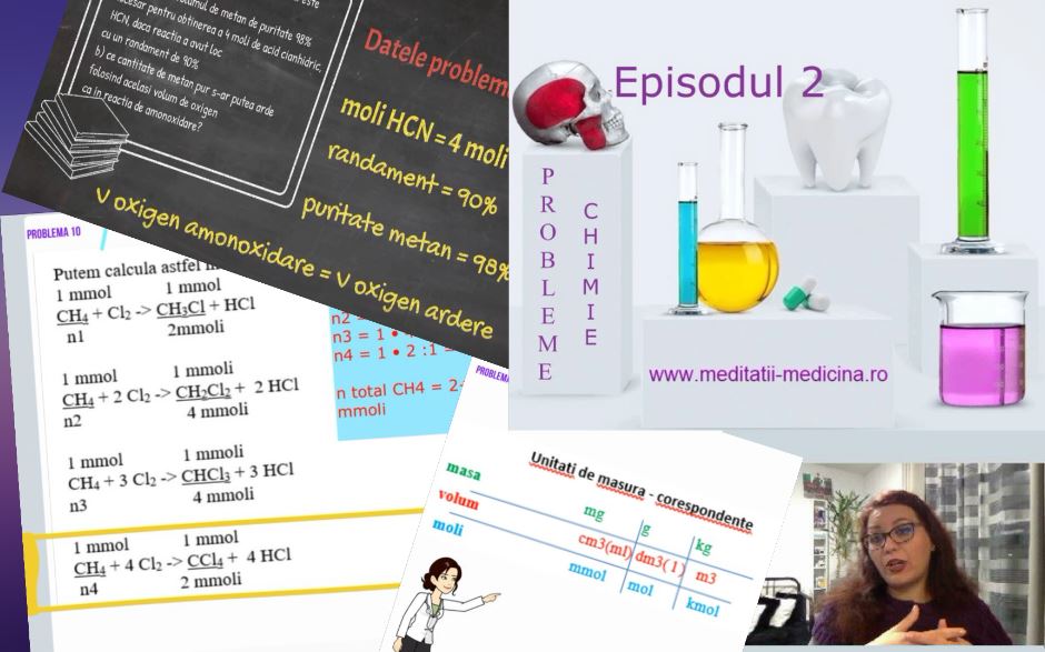 Probleme Chimie - Episodul 2#MaterieAdmitereMedicina​​ | meditatii-medicina.ro