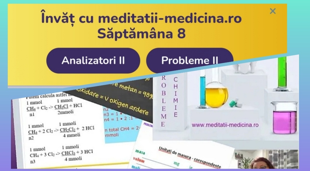 Săptămâna 8 Chimie - Probleme II