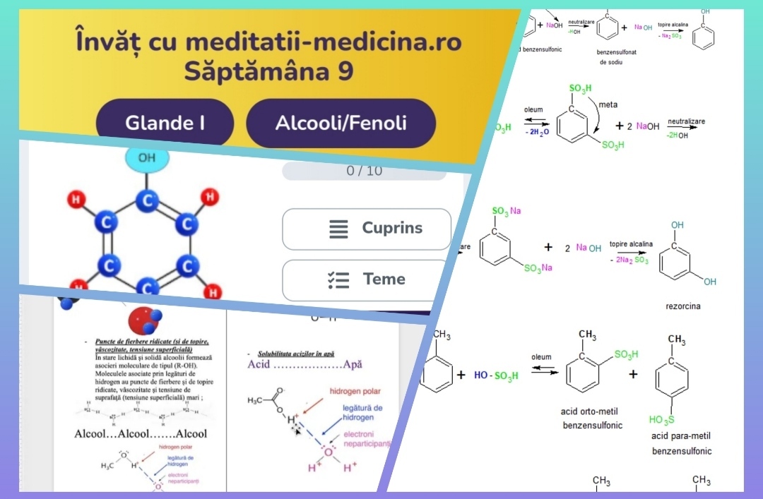 Săptămâna 9 Chimie - Alcooli/Fenoli