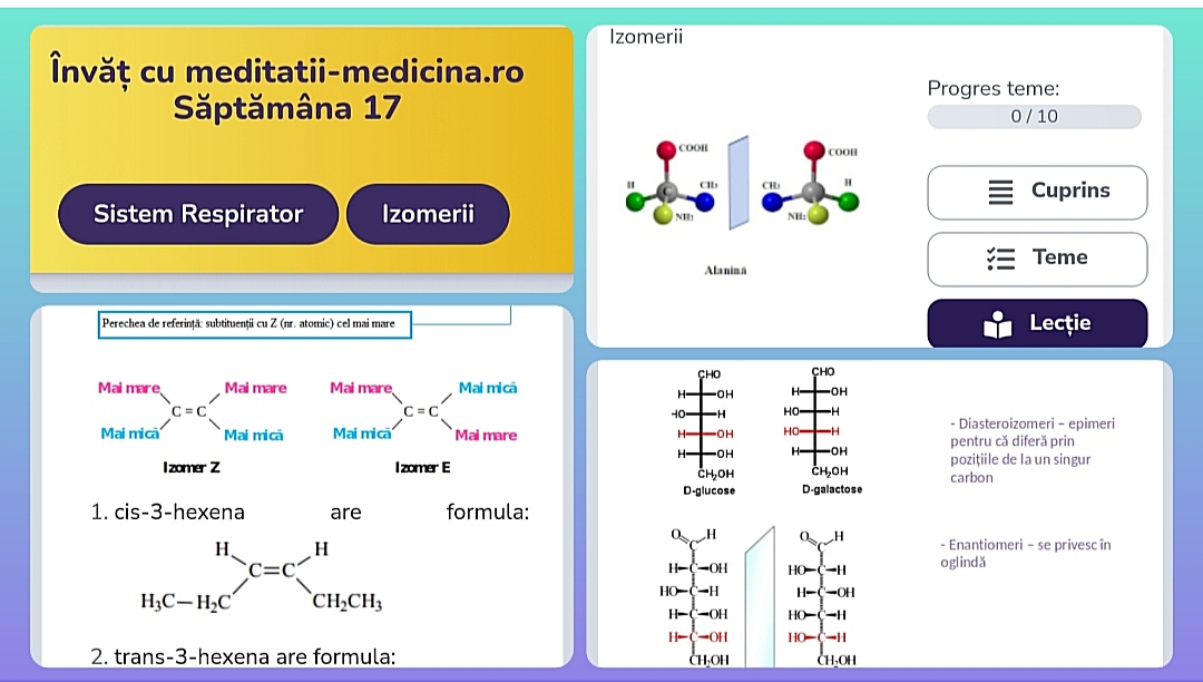 Săptămâna 17 Chimie - Izomerii