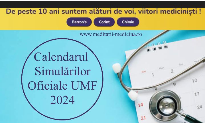 Calendar Simulări UMF 2024
