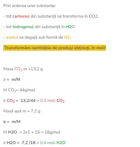 Probleme formule moleculare Oradea